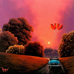Another Sunset With You - Original - SOLD by artist David Renshaw - Wyecliffe Galleries