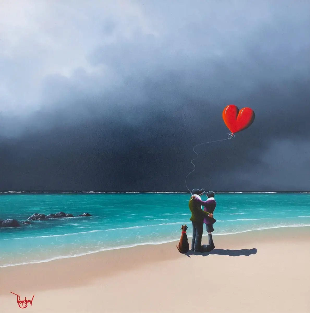 Another Time, Another Place - Original - SOLD by artist David Renshaw - Wyecliffe Galleries