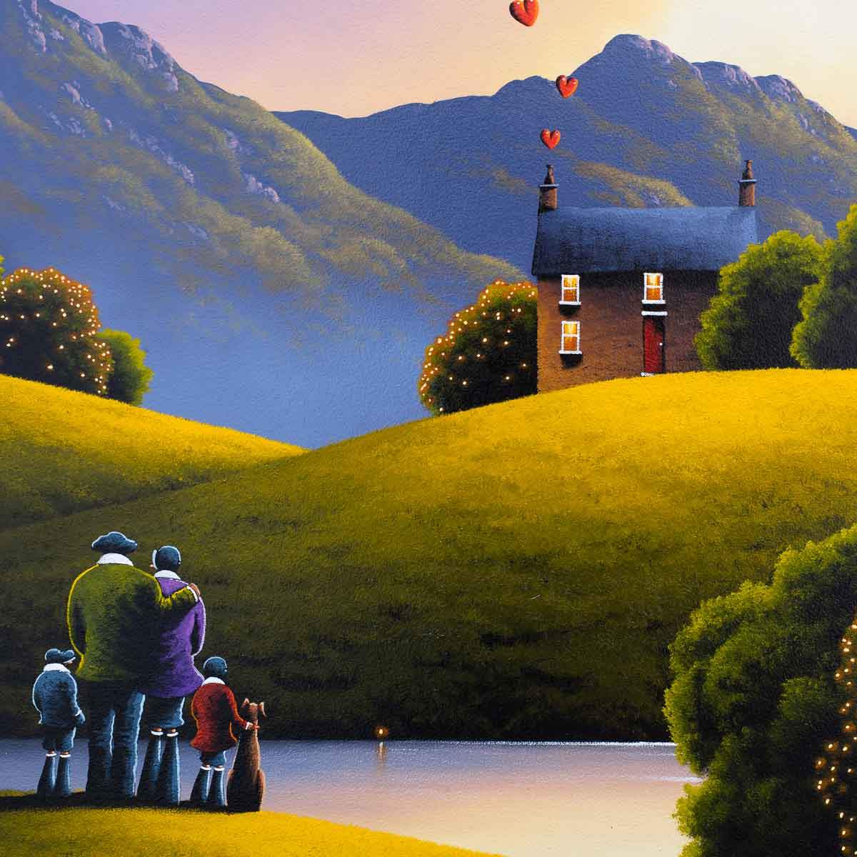 Approaching Dusk - Original - SOLD by artist David Renshaw - Wyecliffe Galleries
