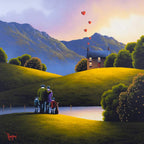 Approaching Dusk - Original - SOLD by artist David Renshaw - Wyecliffe Galleries