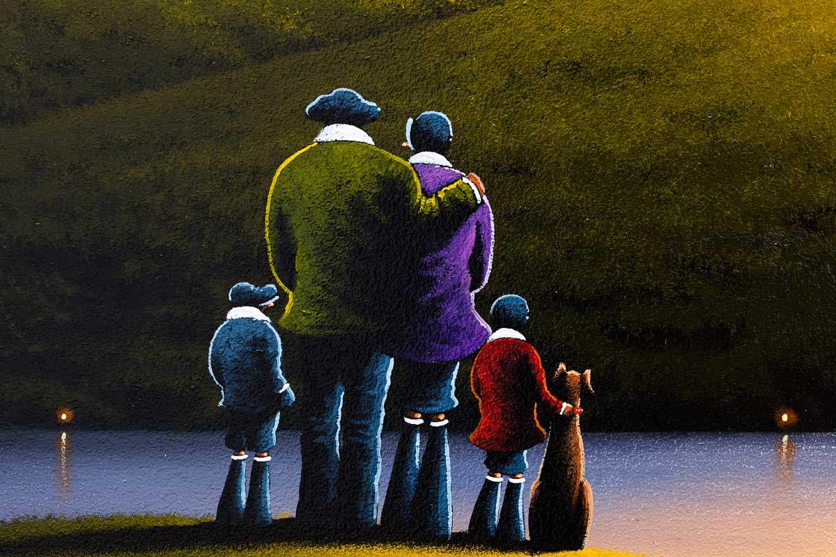 Approaching Dusk - Original - SOLD by artist David Renshaw - Wyecliffe Galleries