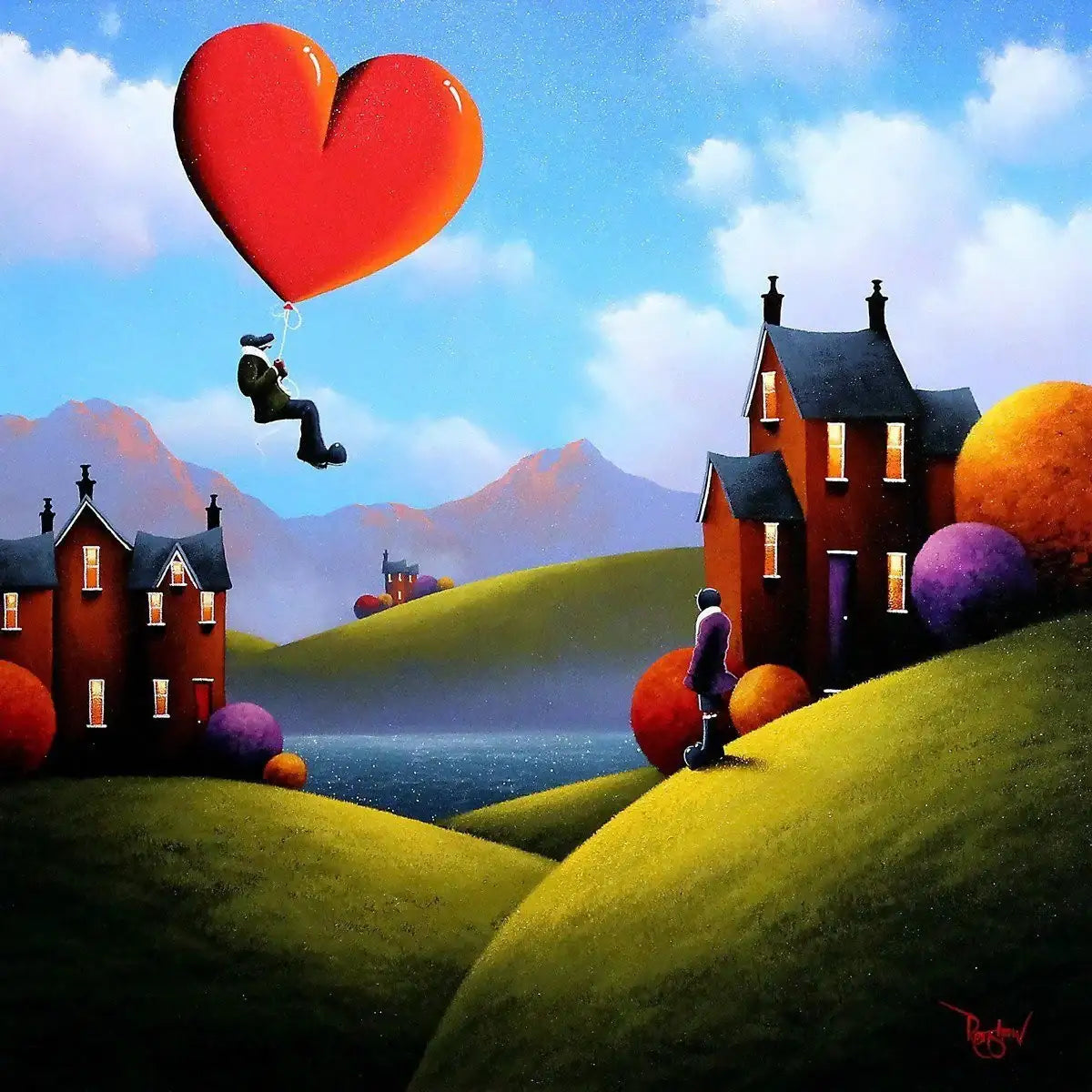 Arriving in Style - SOLD by artist David Renshaw - Wyecliffe Galleries