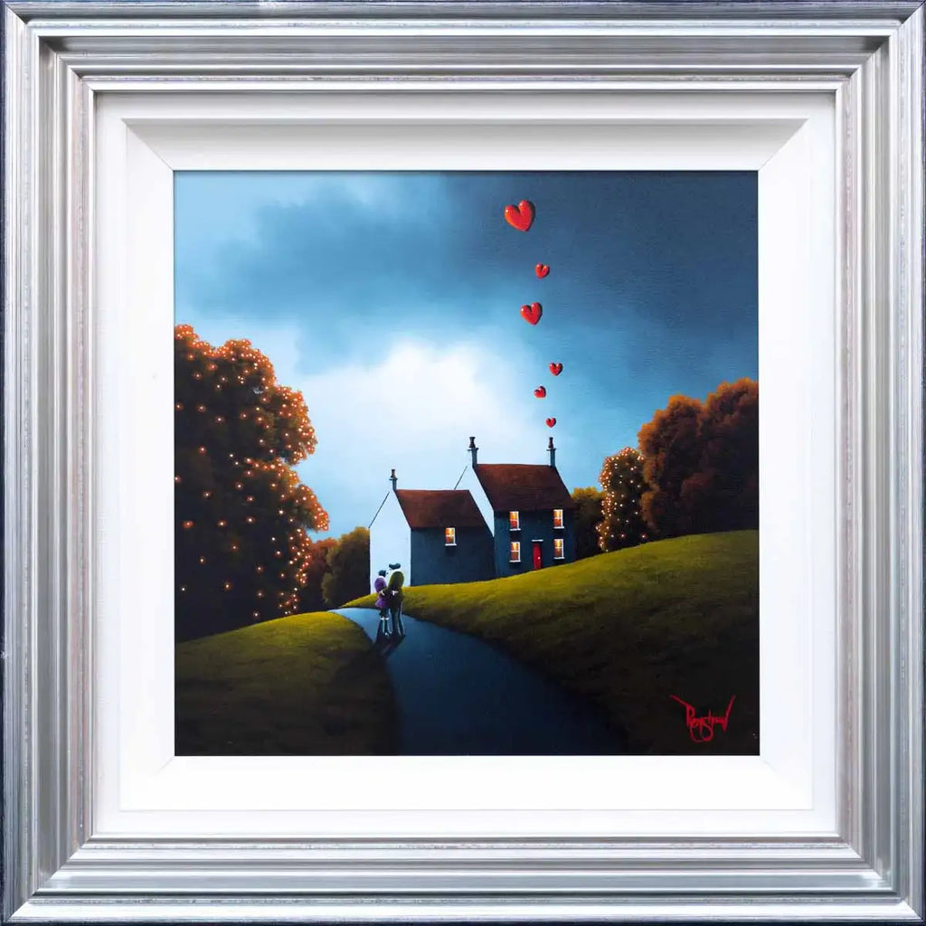 Autumn Embers - Original - SOLD by artist David Renshaw - Wyecliffe Galleries