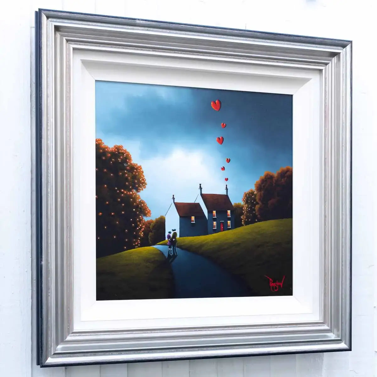 Autumn Embers - Original - SOLD by artist David Renshaw - Wyecliffe Galleries