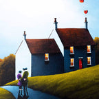 Autumn Embers - Original - SOLD by artist David Renshaw - Wyecliffe Galleries
