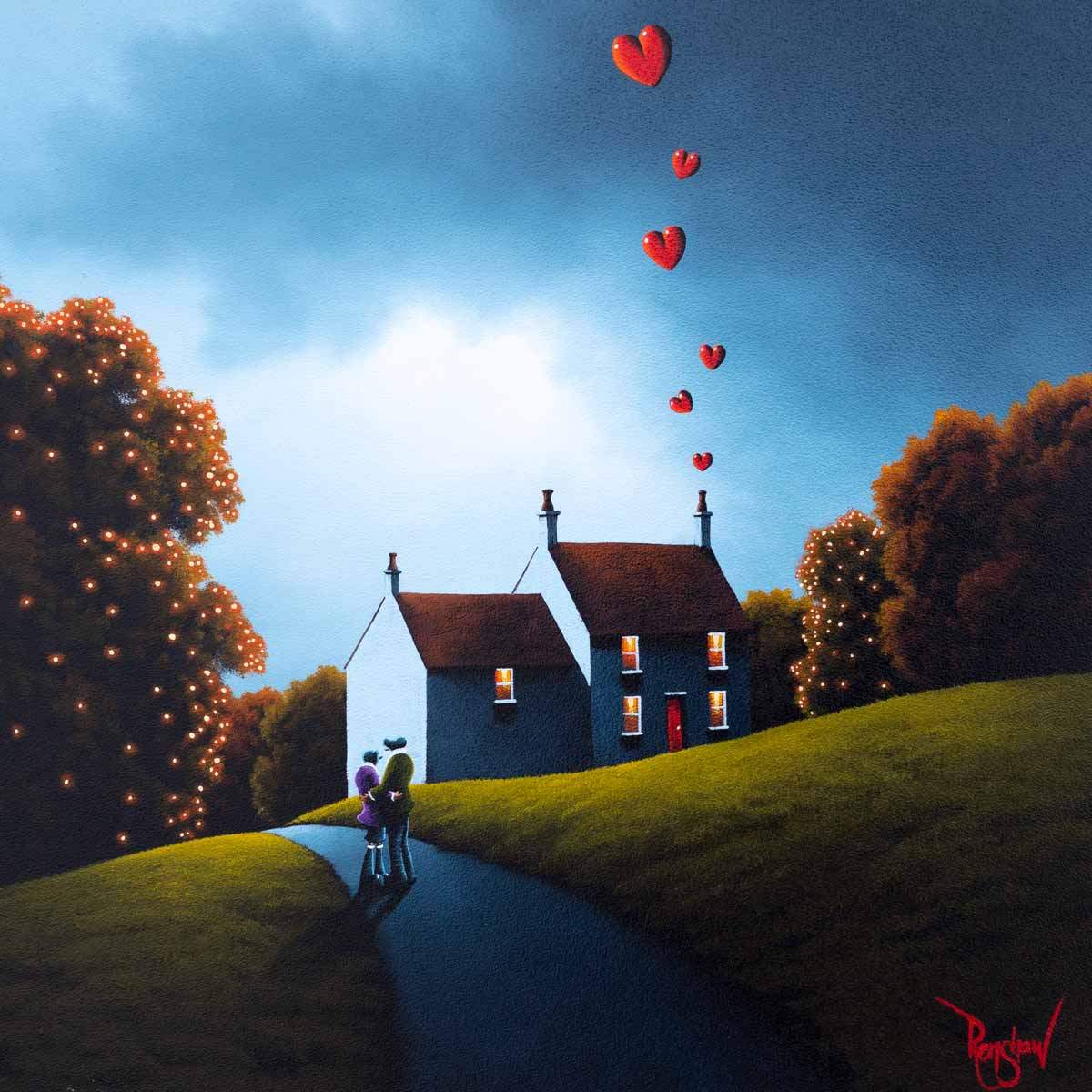 Autumn Embers - Original - SOLD by artist David Renshaw - Wyecliffe Galleries