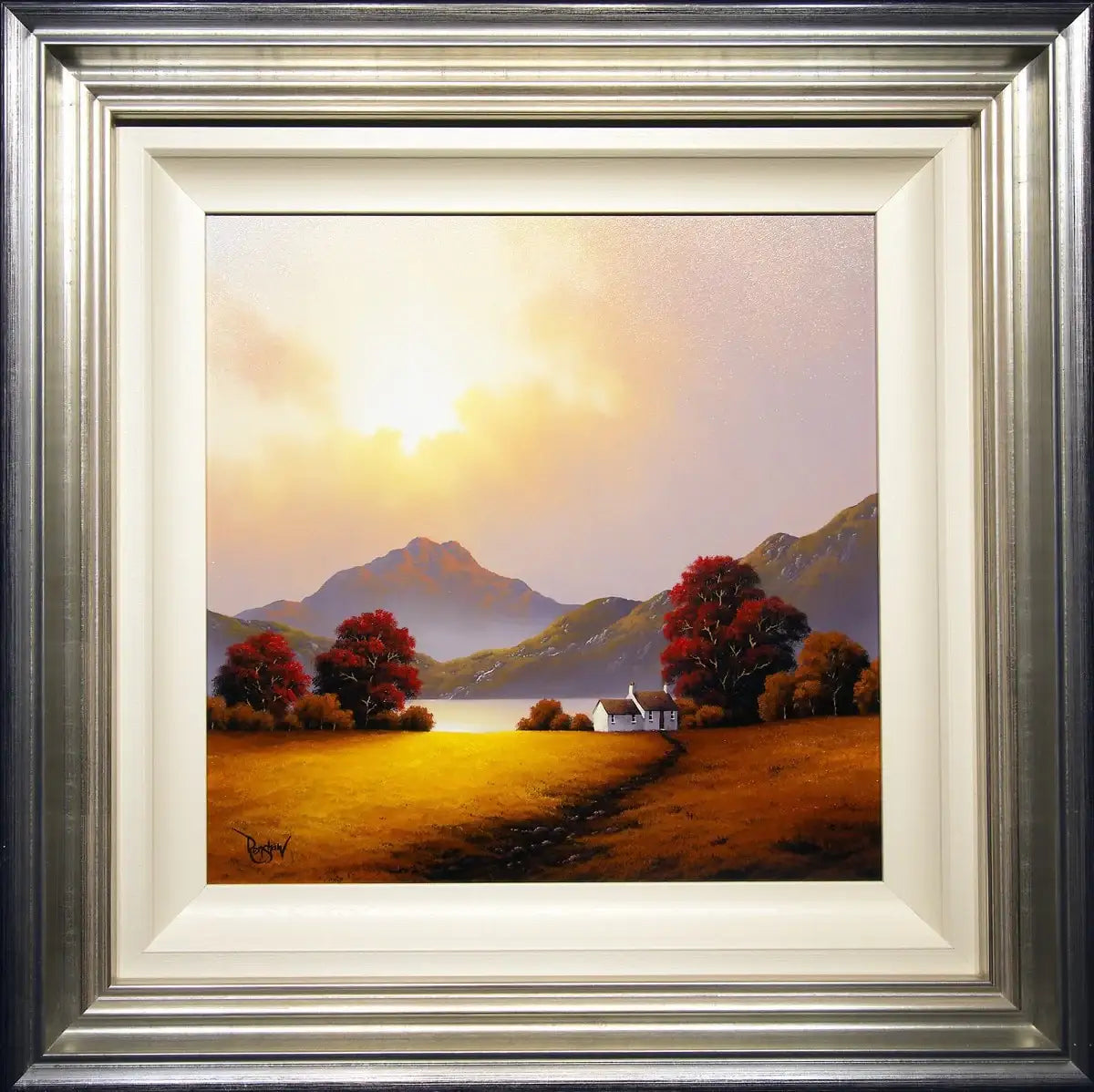 Autumn Glow - SOLD by artist David Renshaw - Wyecliffe Galleries
