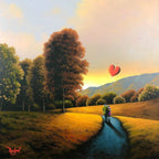 Autumn Love - Original - SOLD by artist David Renshaw - Wyecliffe Galleries