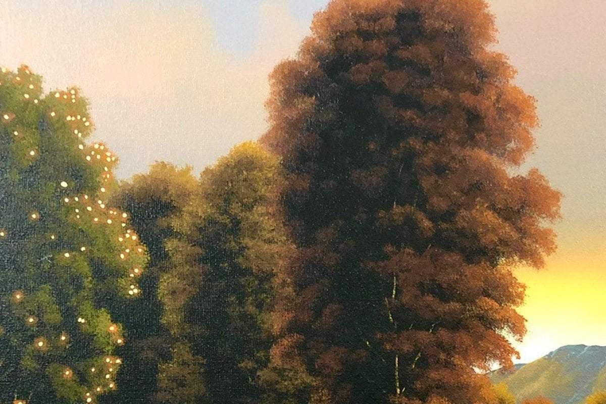 Autumn Love - Original - SOLD by artist David Renshaw - Wyecliffe Galleries