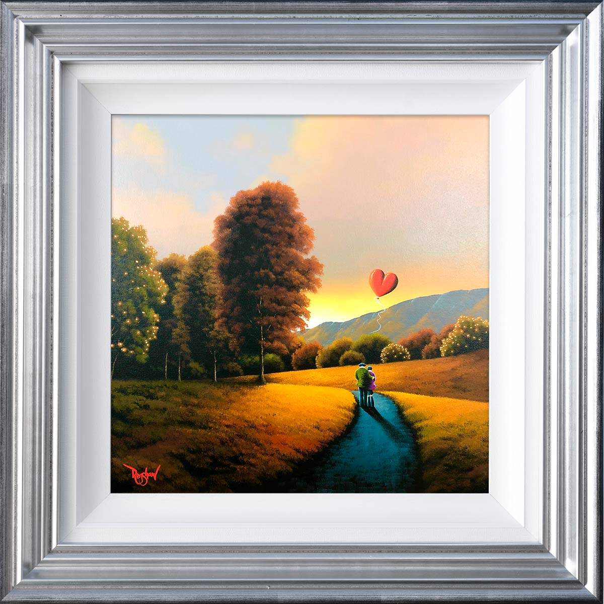 Autumn Love - Original - SOLD by artist David Renshaw - Wyecliffe Galleries