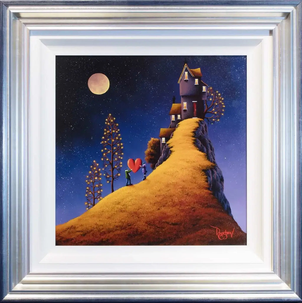 Autumn Moon - SOLD by artist David Renshaw - Wyecliffe Galleries