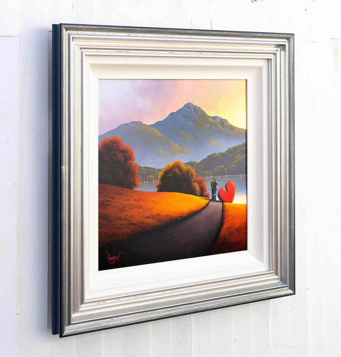 Autumn Stroll - Original - SOLD by artist David Renshaw - Wyecliffe Galleries