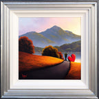 Autumn Stroll - Original - SOLD by artist David Renshaw - Wyecliffe Galleries
