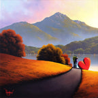Autumn Stroll - Original - SOLD by artist David Renshaw - Wyecliffe Galleries