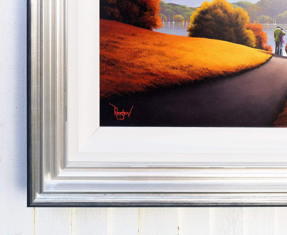 Autumn Stroll - Original - SOLD by artist David Renshaw - Wyecliffe Galleries