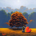 Autumnal Love - Original - SOLD by artist David Renshaw - Wyecliffe Galleries