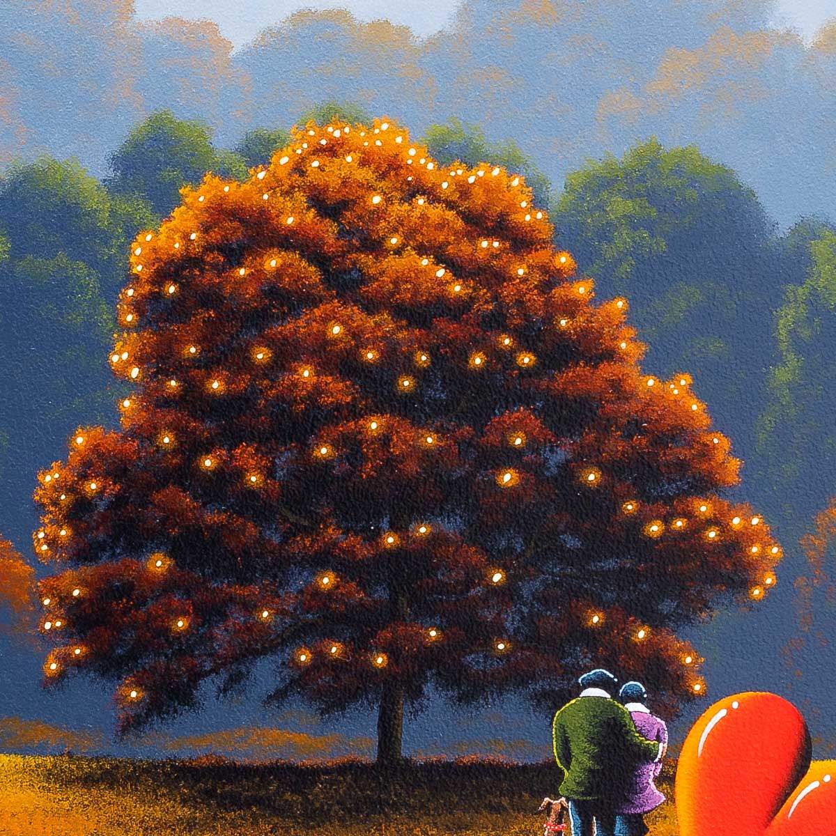 Autumnal Love - Original - SOLD by artist David Renshaw - Wyecliffe Galleries