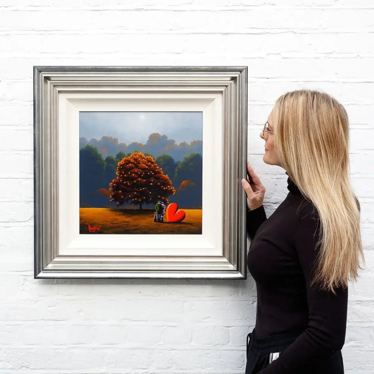 Autumnal Love - Original - SOLD by artist David Renshaw - Wyecliffe Galleries