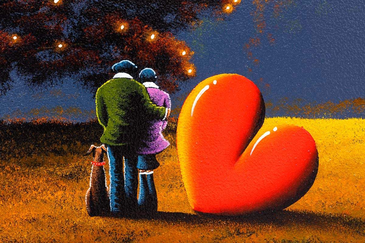 Autumnal Love - Original - SOLD by artist David Renshaw - Wyecliffe Galleries