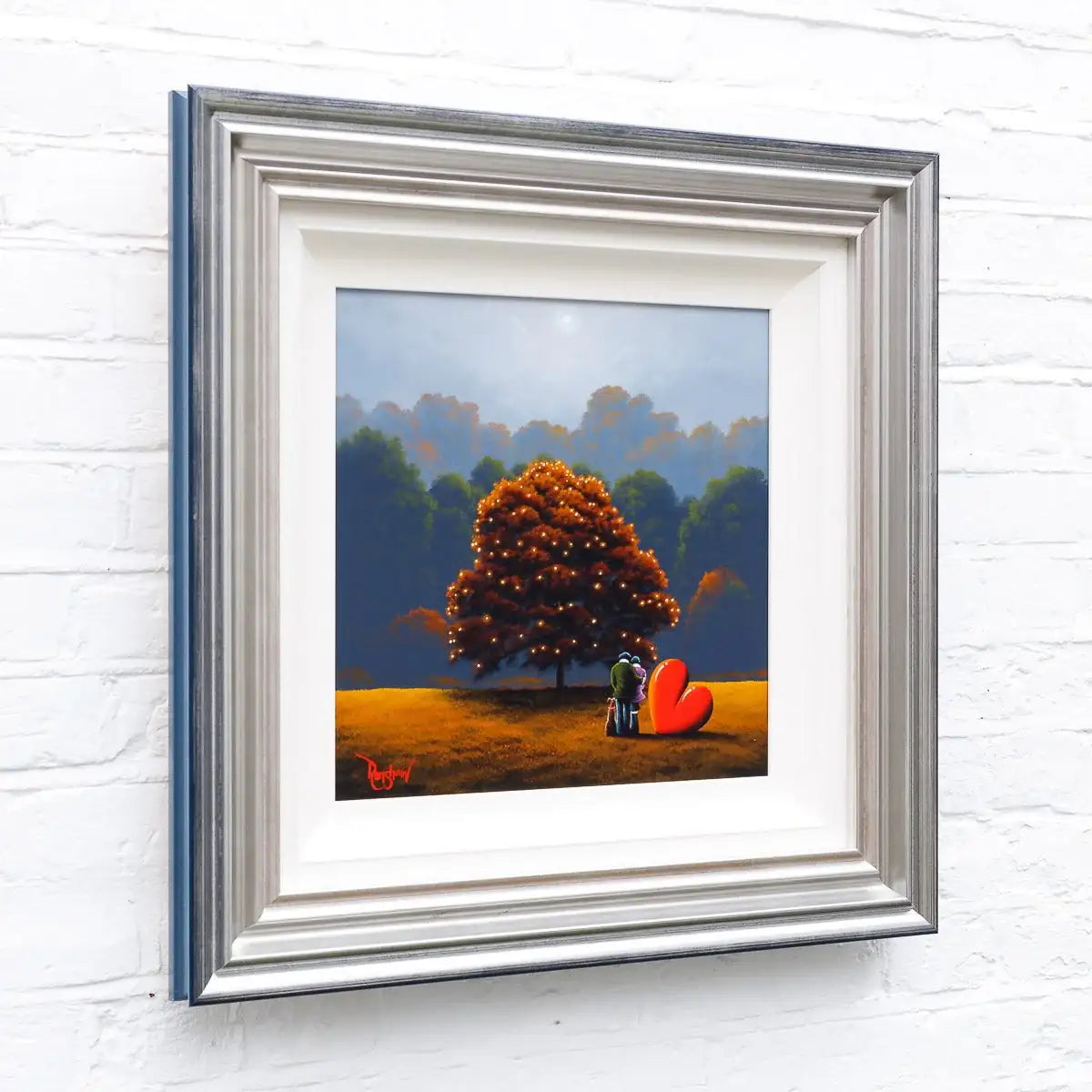 Autumnal Love - Original - SOLD by artist David Renshaw - Wyecliffe Galleries