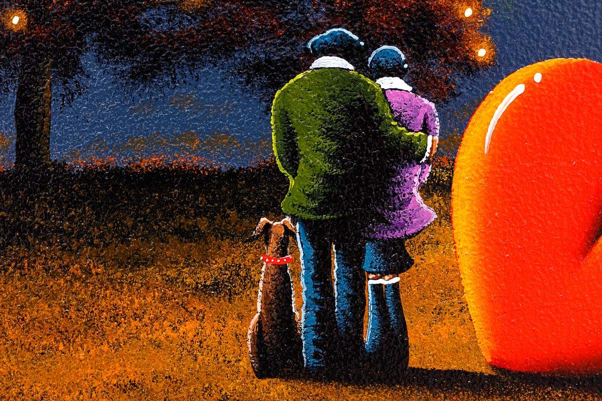 Autumnal Love - Original - SOLD by artist David Renshaw - Wyecliffe Galleries