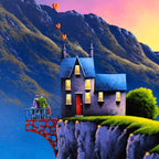 Balcony of love - Original - SOLD by artist David Renshaw - Wyecliffe Galleries