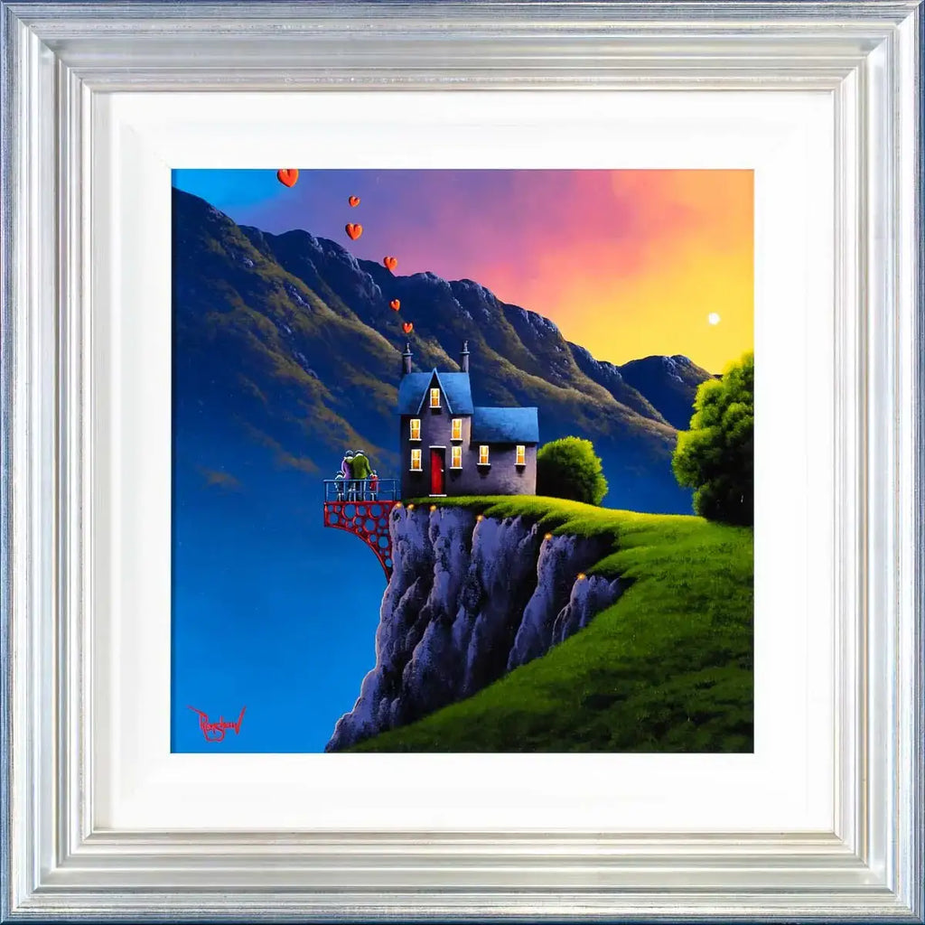 Balcony of love - Original - SOLD by artist David Renshaw - Wyecliffe Galleries