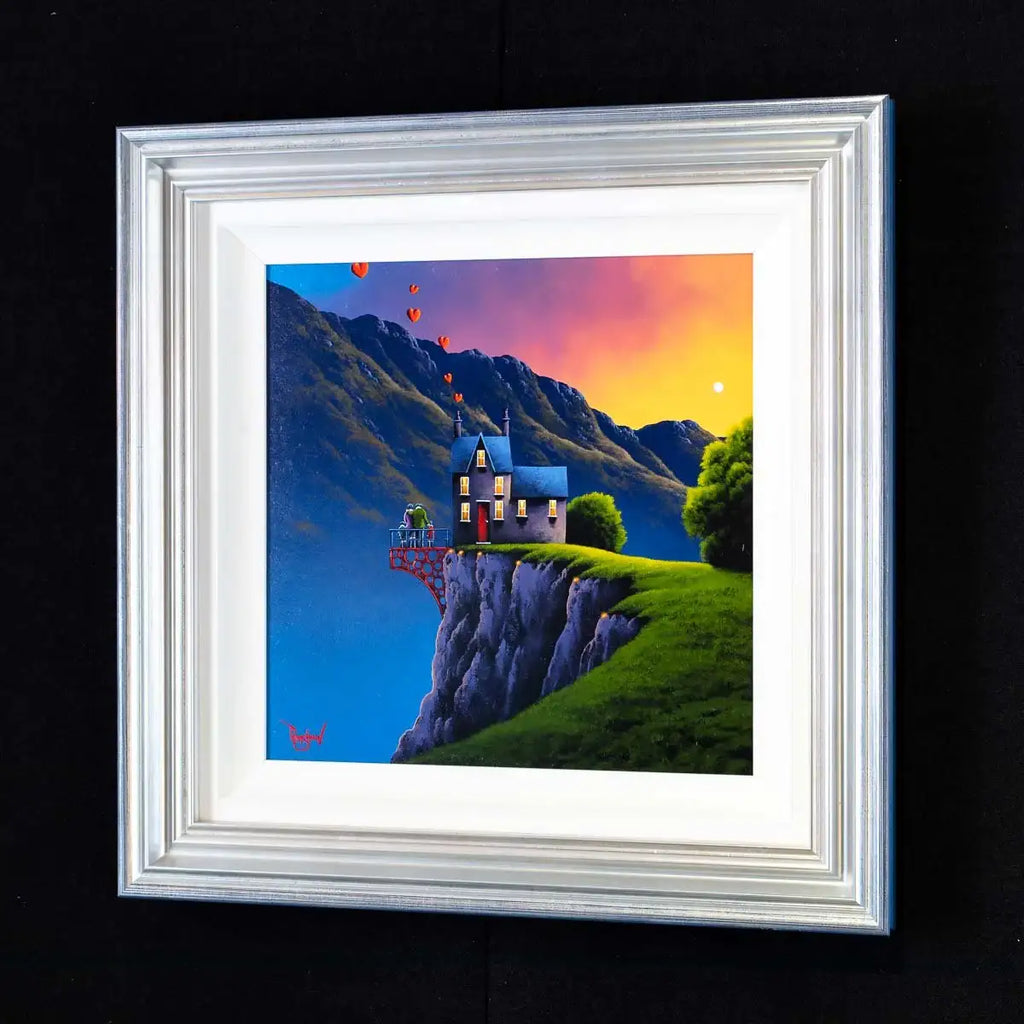 Balcony of love - Original - SOLD by artist David Renshaw - Wyecliffe Galleries