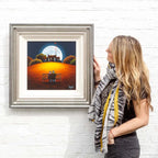 Basking In The Moonlight - Original - SOLD by artist David Renshaw - Wyecliffe Galleries