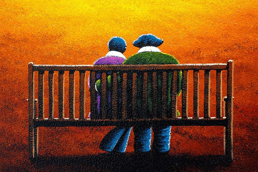 Basking In The Moonlight - Original - SOLD by artist David Renshaw - Wyecliffe Galleries