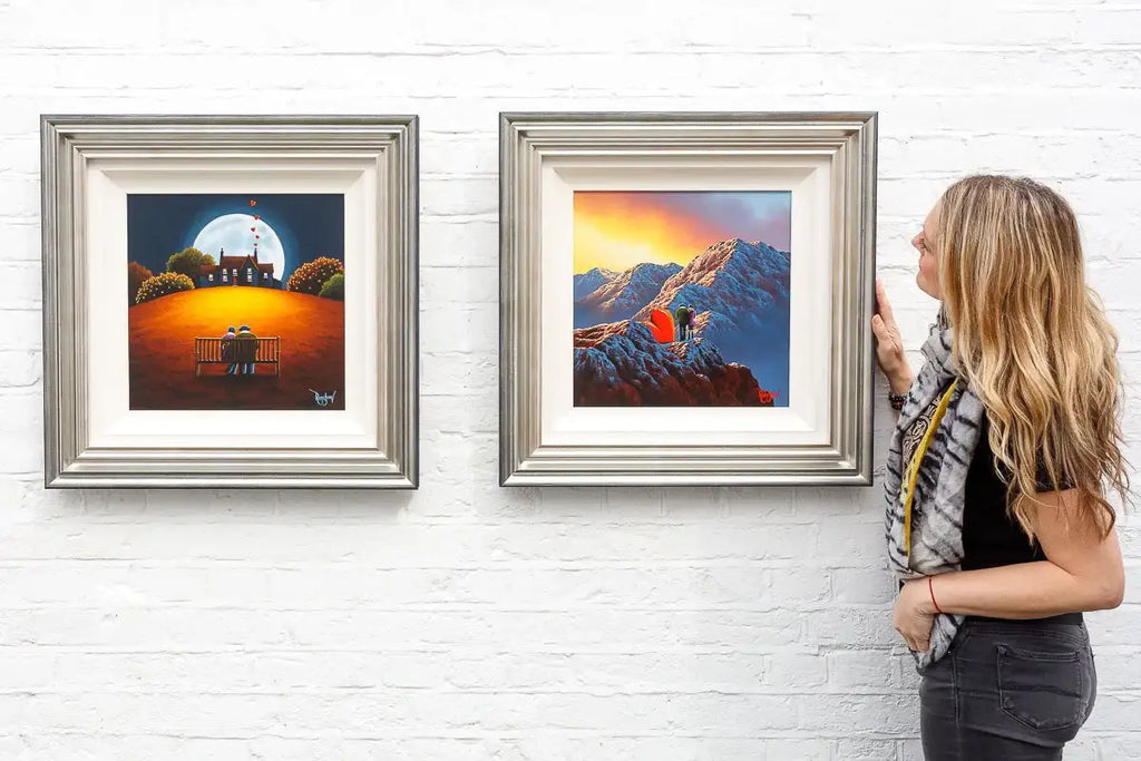 Basking In The Moonlight - Original - SOLD by artist David Renshaw - Wyecliffe Galleries