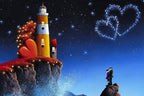 Beneath a Starry Sky - Original - SOLD by artist David Renshaw - Wyecliffe Galleries