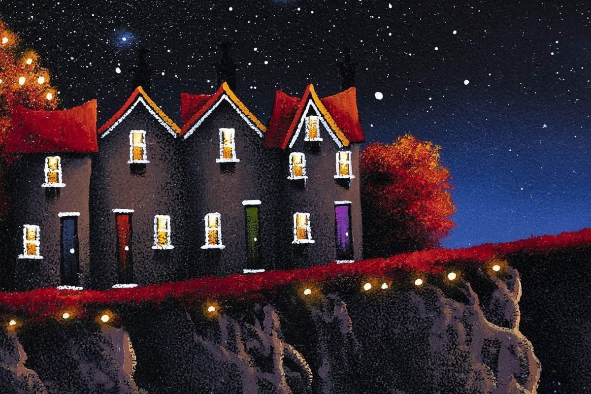 Beneath a Starry Sky - Original - SOLD by artist David Renshaw - Wyecliffe Galleries
