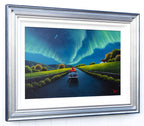 Beneath the Northern Lights - Original - SOLD by artist David Renshaw - Wyecliffe Galleries