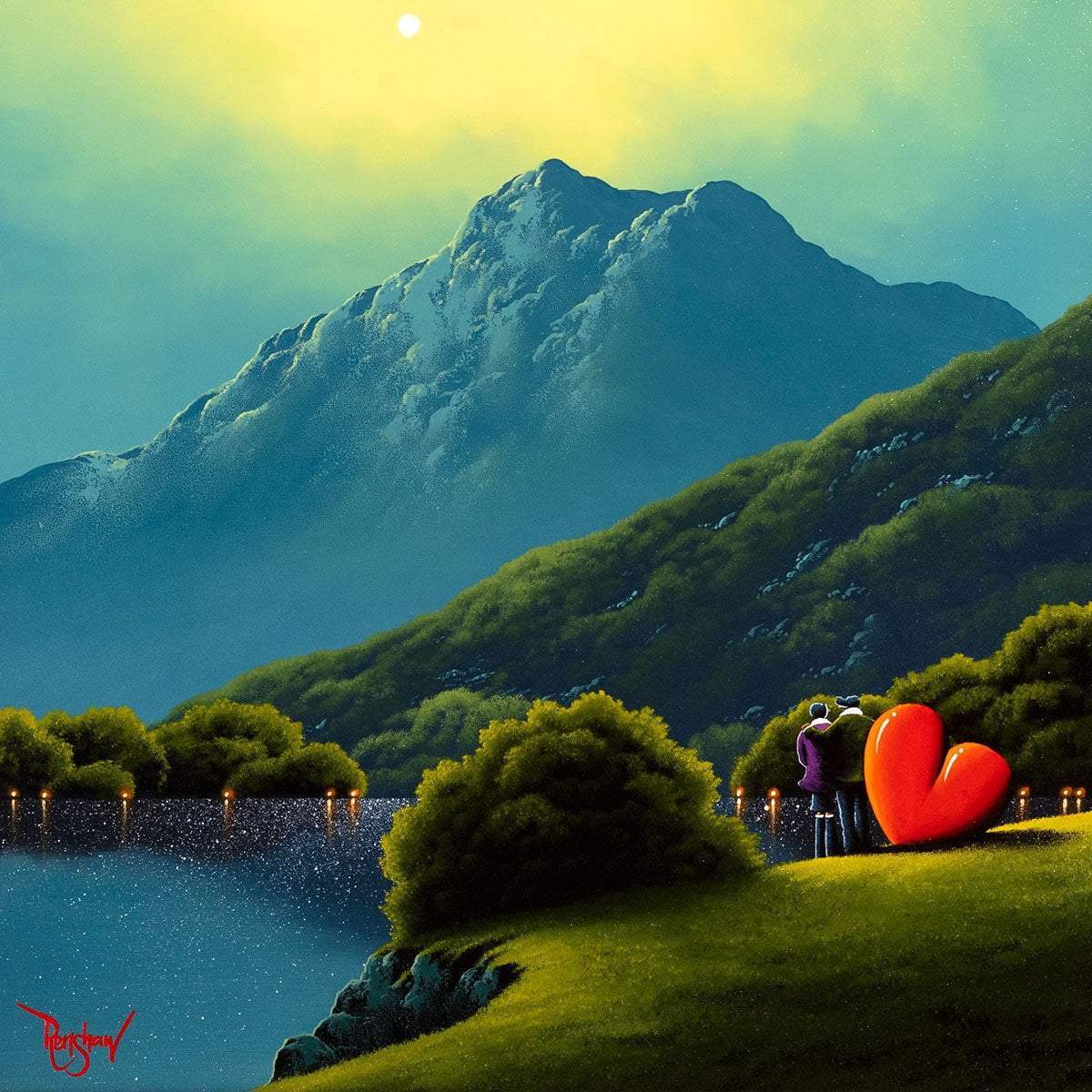 Better Together - Original - SOLD by artist David Renshaw - Wyecliffe Galleries