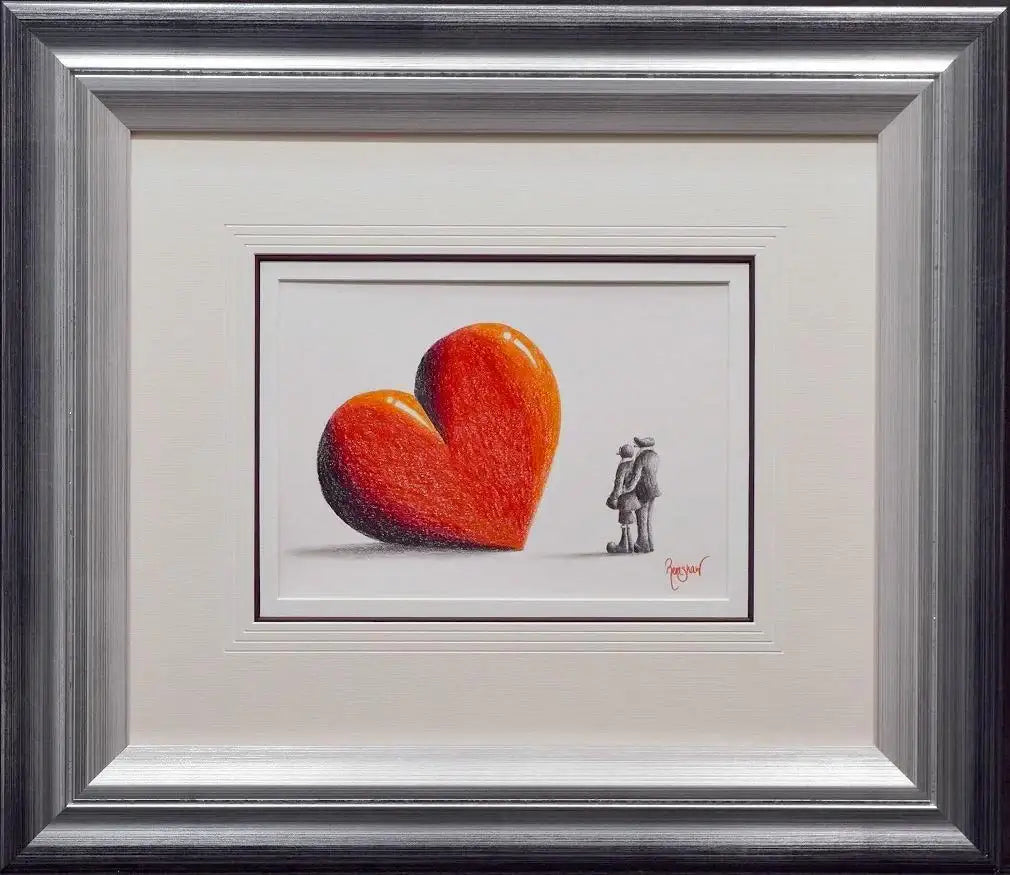 Big Love - Sketch - SOLD by artist David Renshaw - Wyecliffe Galleries