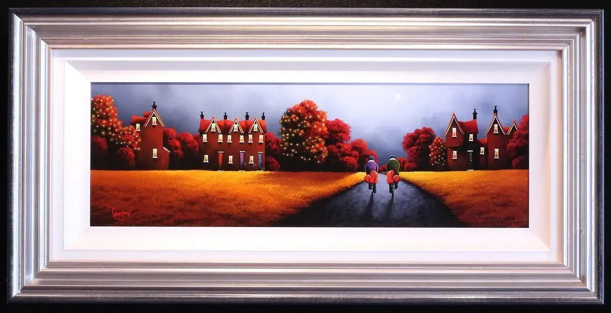 Bike Ride - SOLD by artist David Renshaw - Wyecliffe Galleries