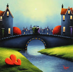 Bridge of Love - SOLD by artist David Renshaw - Wyecliffe Galleries