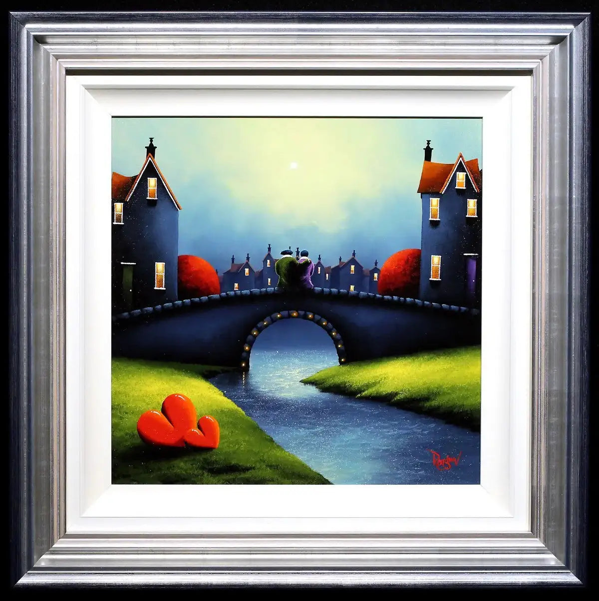 Bridge of Love - SOLD by artist David Renshaw - Wyecliffe Galleries