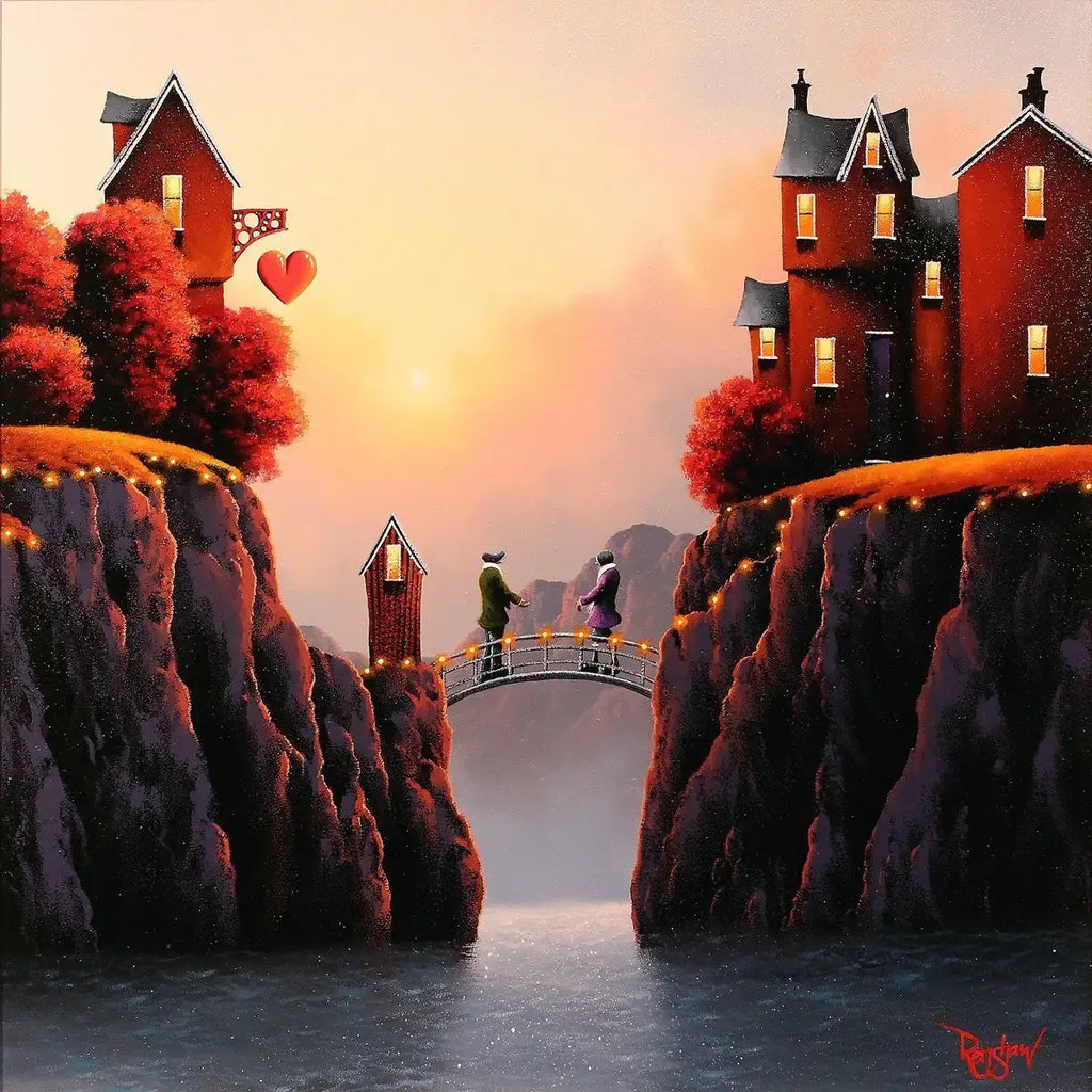 Bridge to You - SOLD by artist David Renshaw - Wyecliffe Galleries
