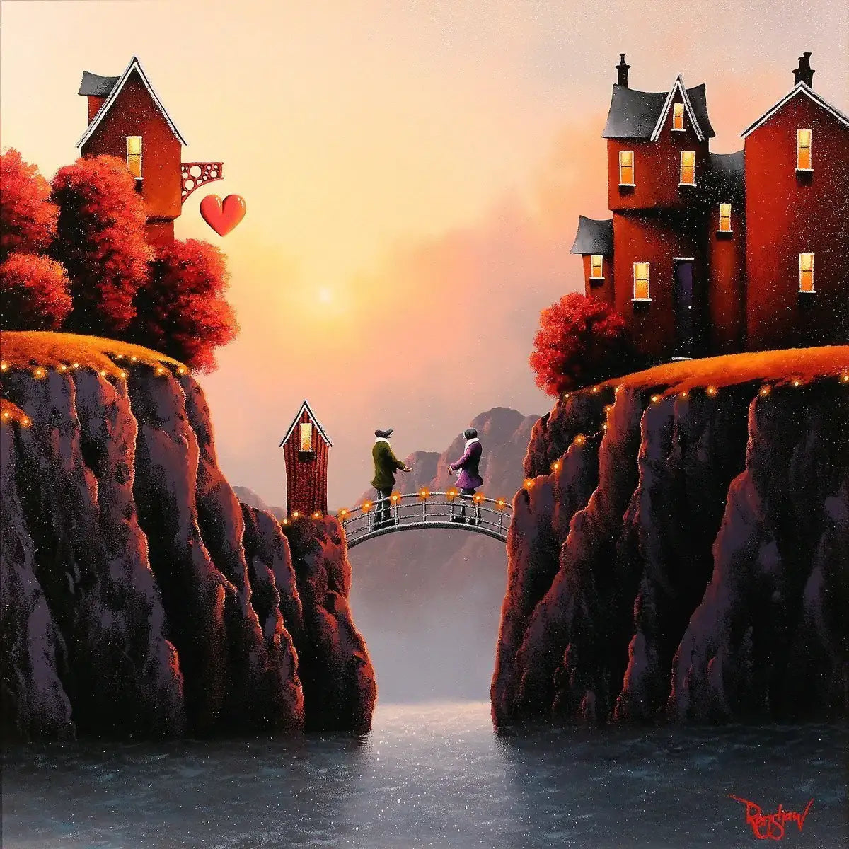 Bridge to You - SOLD by artist David Renshaw - Wyecliffe Galleries