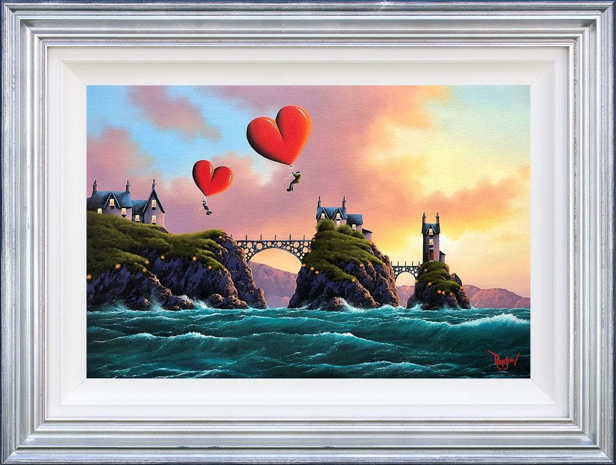 Bridges of Love - Original - SOLD by artist David Renshaw - Wyecliffe Galleries