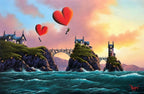 Bridges of Love - Original - SOLD by artist David Renshaw - Wyecliffe Galleries