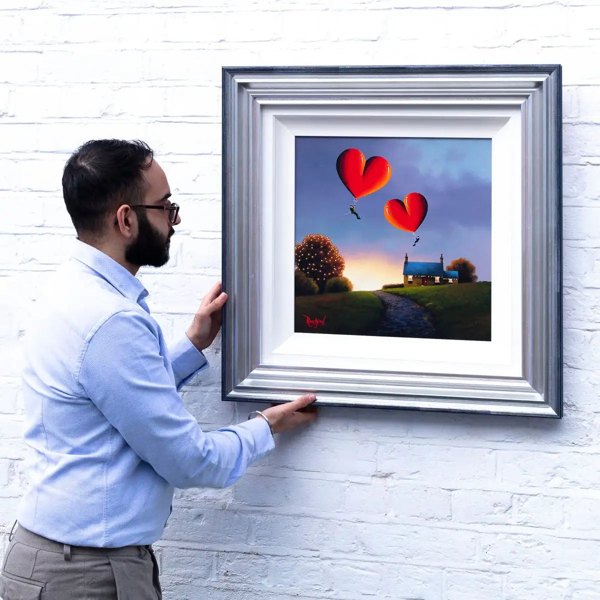 Bringing Home Our Love - Original - SOLD by artist David Renshaw - Wyecliffe Galleries