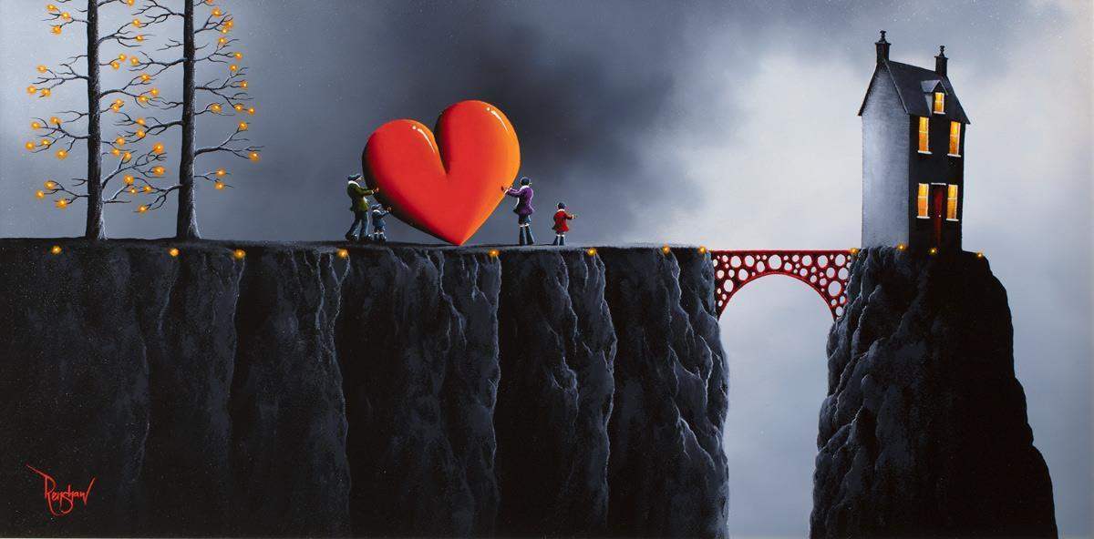 Bringing The Love Home - Original - SOLD by artist David Renshaw - Wyecliffe Galleries