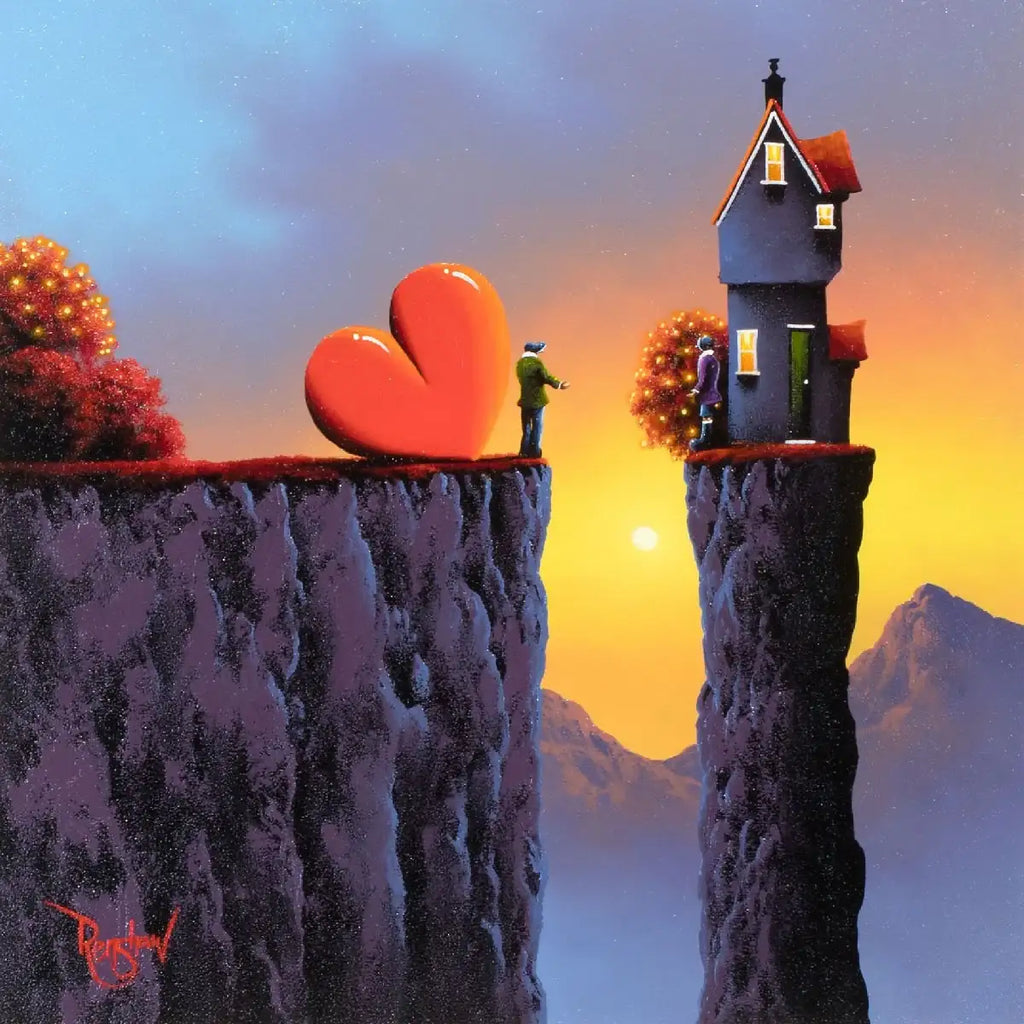 Build a Bridge - SOLD by artist David Renshaw - Wyecliffe Galleries