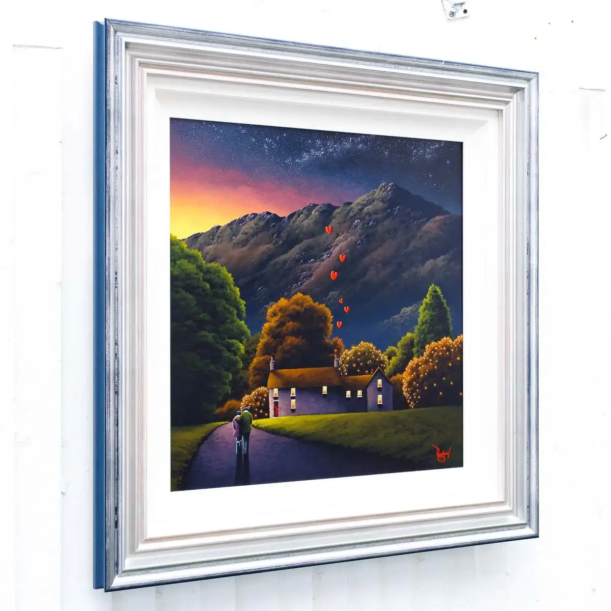 Bursting with Love - Original - SOLD by artist David Renshaw - Wyecliffe Galleries