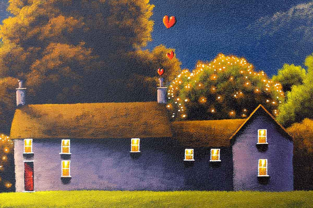 Bursting with Love - Original - SOLD by artist David Renshaw - Wyecliffe Galleries