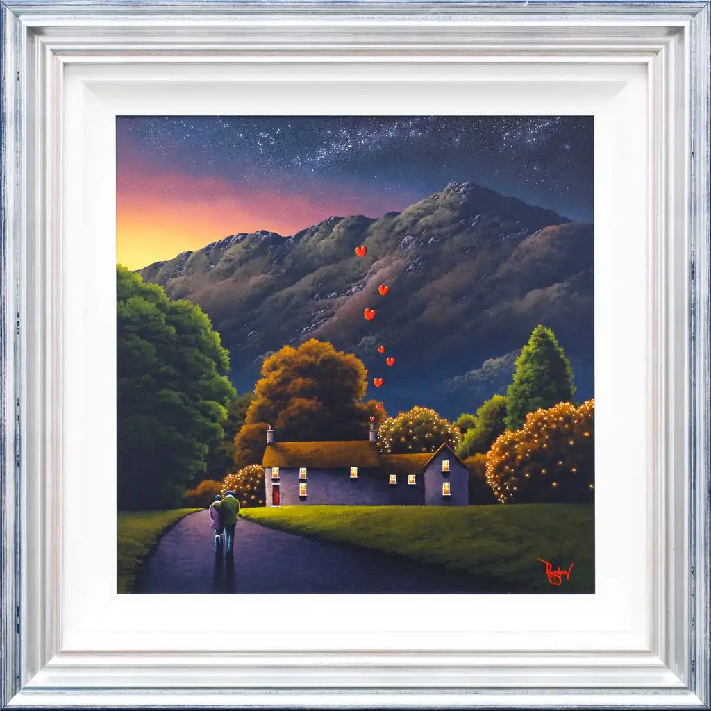 Bursting with Love - Original - SOLD by artist David Renshaw - Wyecliffe Galleries