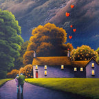 Bursting with Love - Original - SOLD by artist David Renshaw - Wyecliffe Galleries